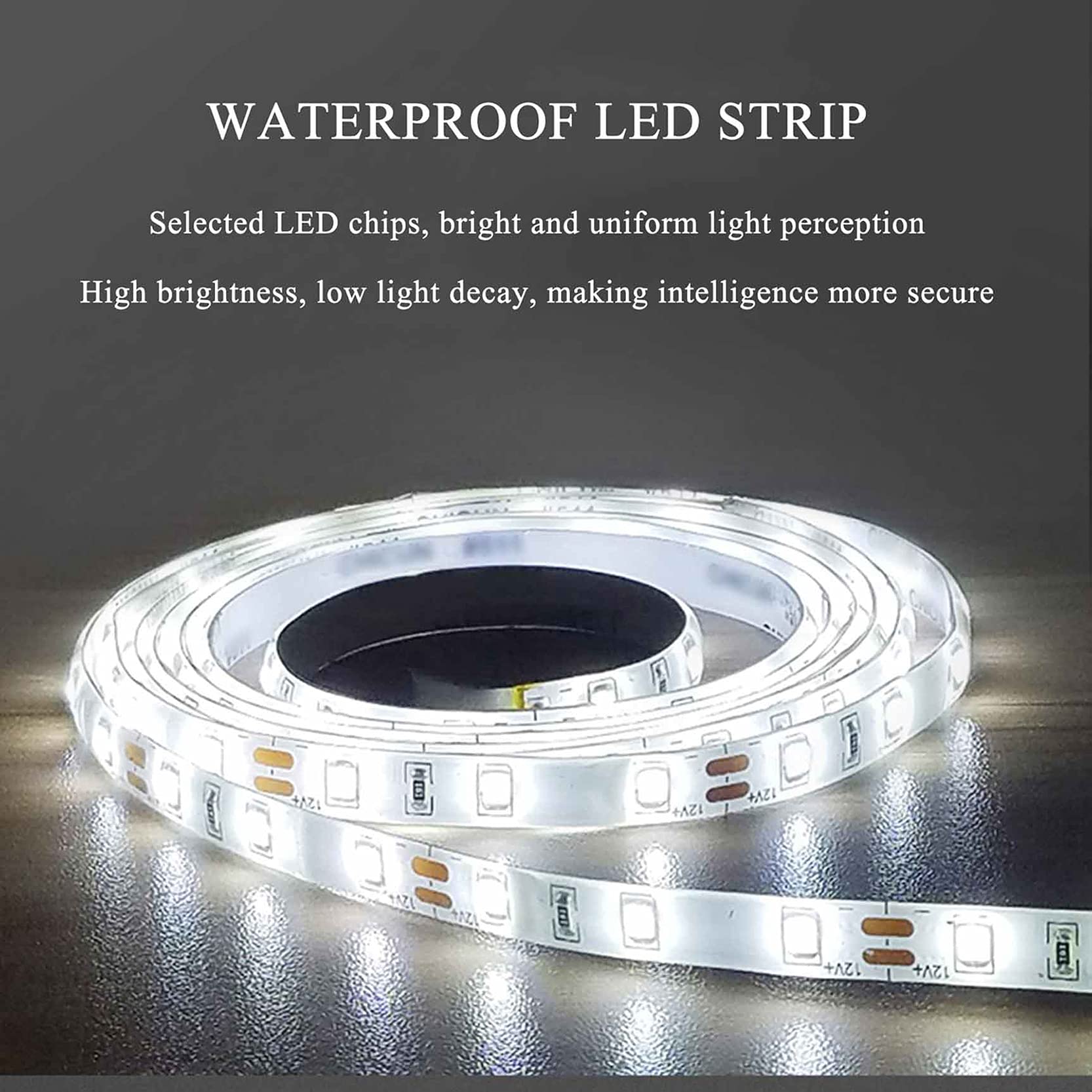 Amazon｜LEDライト付き壁掛けバスルームミラー、曇り止めメイクアップ